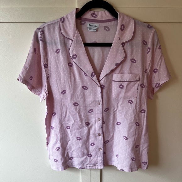 Splendid Other - Splendid Women’s NWOT Pink Kiss Pajamas‎ Top Size XS